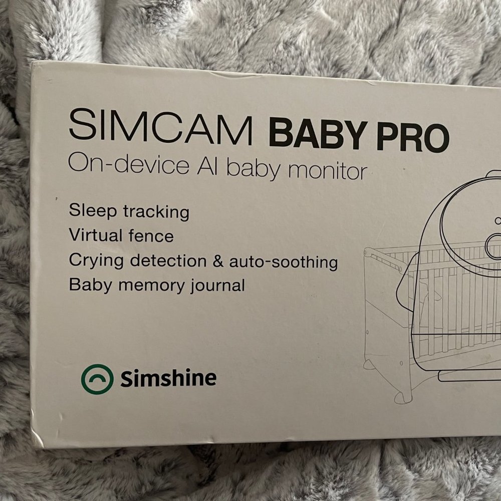 Simshine Simcam Baby Pro Wireless  Monitor with Smartphone App for Phone Access